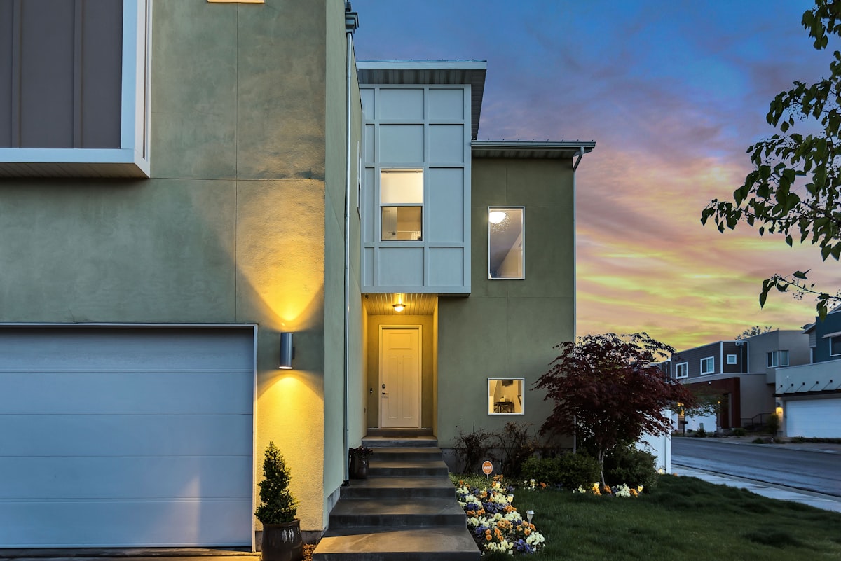 Residence at twilight